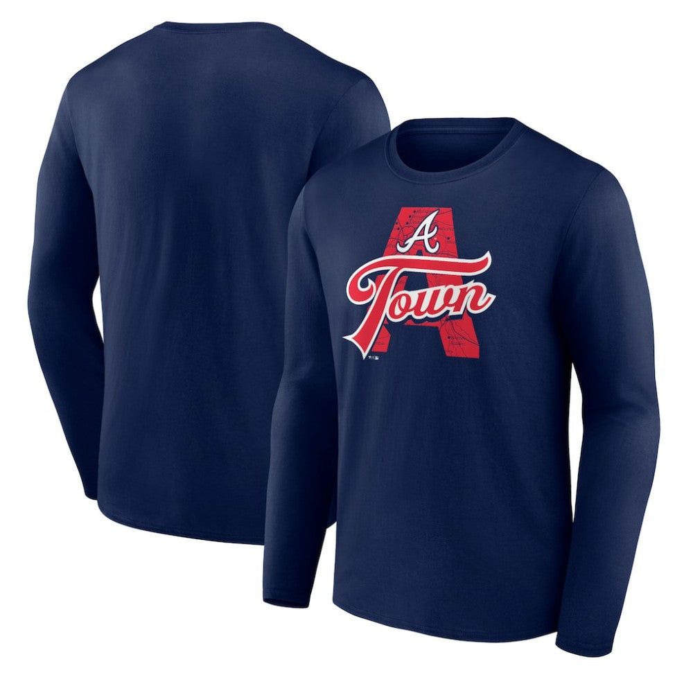 Atlanta Braves Hometown Graphic Long Sleeve T-Shirt - MLB T-shirts