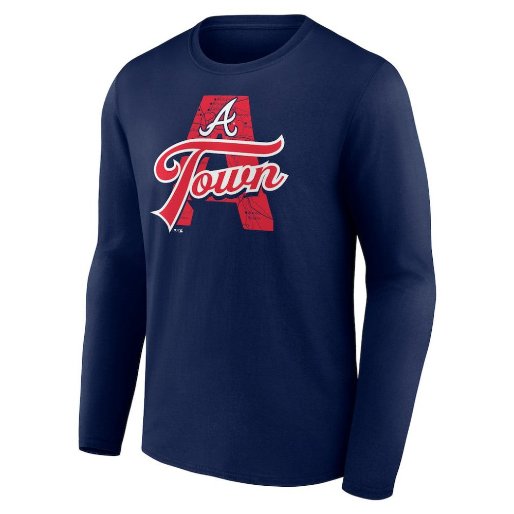 Atlanta Braves Hometown Graphic Long Sleeve T-Shirt - MLB T-shirts