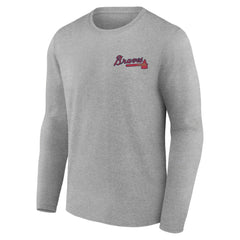 Atlanta Braves Nice Kicks Long Sleeve T-Shirt - MLB T-shirts