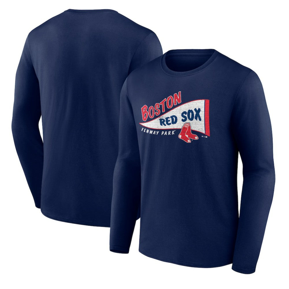 Boston Red Sox The Pennant Long Sleeve T-Shirt - MLB T-shirts
