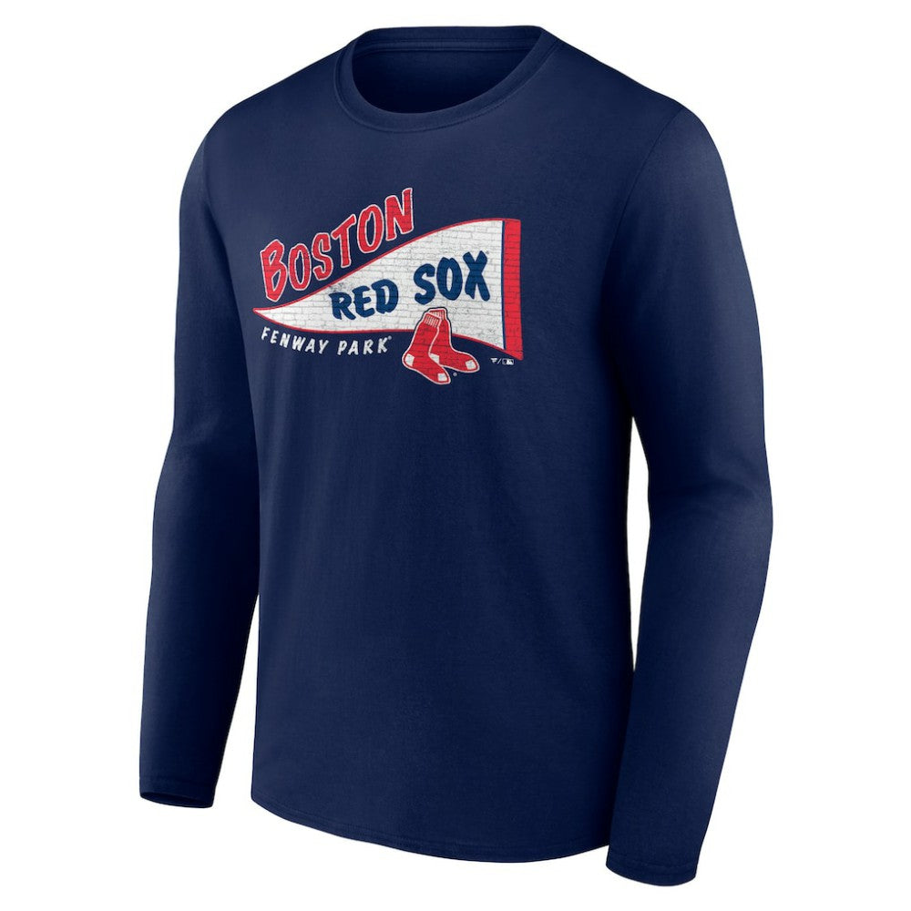 Boston Red Sox The Pennant Long Sleeve T-Shirt - MLB T-shirts