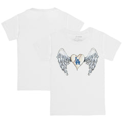 Los Angeles Dodgers Tiny Turnip Youth Angel Wings T-Shirt - MLB T-shirts