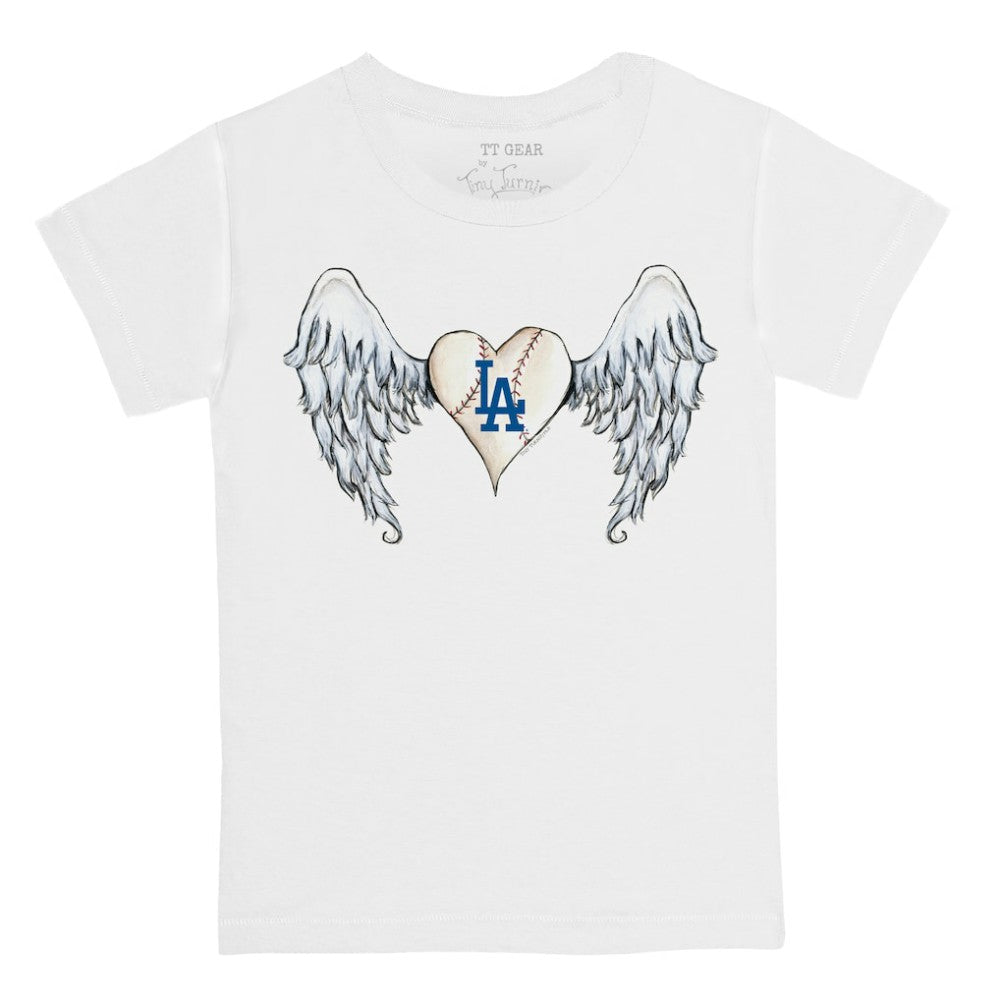 Los Angeles Dodgers Tiny Turnip Youth Angel Wings T-Shirt - MLB T-shirts