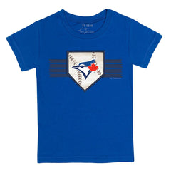 Toronto Blue Jays Tiny Turnip Youth Base Stripe T-Shirt - MLB T-shirts