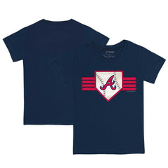 Atlanta Braves Tiny Turnip Youth Base Stripe T-Shirt - MLB T-shirts