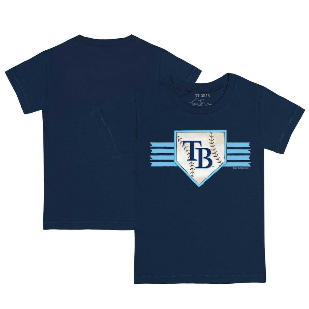 Tampa Bay Rays Tiny Turnip Youth Base Stripe T-Shirt - MLB T-shirts