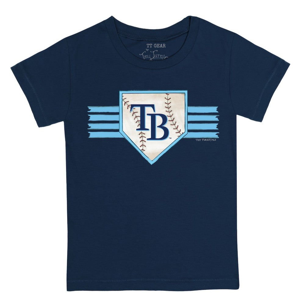 Tampa Bay Rays Tiny Turnip Youth Base Stripe T-Shirt - MLB T-shirts