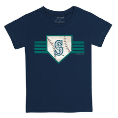 Seattle Mariners Tiny Turnip Youth Base Stripe T-Shirt - MLB T-shirts