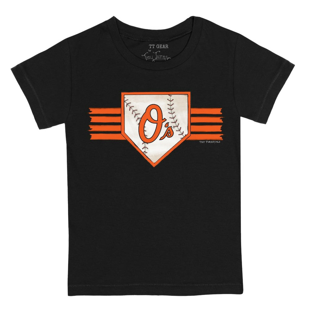Baltimore Orioles Tiny Turnip Youth Base Stripe T-Shirt - MLB T-shirts