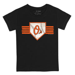 Baltimore Orioles Tiny Turnip Youth Base Stripe T-Shirt - MLB T-shirts