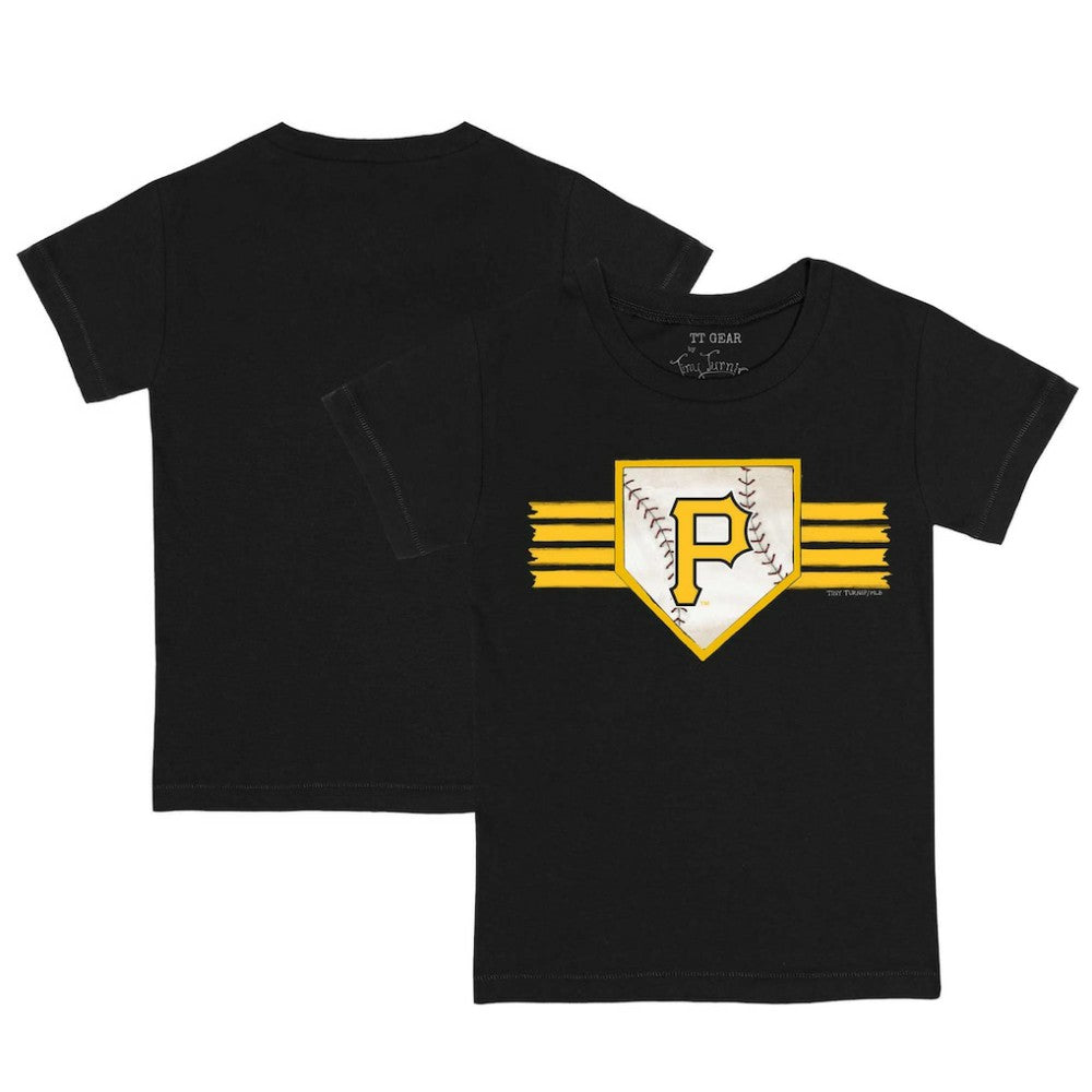 Pittsburgh Pirates Tiny Turnip Youth Base Stripe T-Shirt - MLB T-shirts