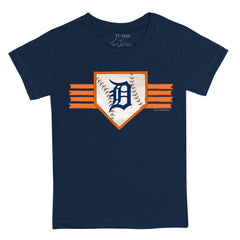 Detroit Tigers Tiny Turnip Youth Base Stripe T-Shirt - MLB T-shirts