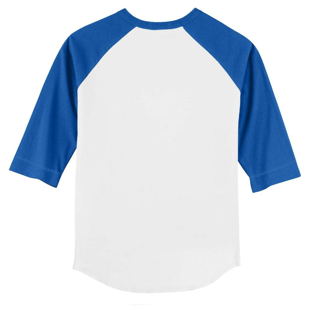 Chicago Cubs Tiny Turnip Youth Base Stripe 3/4-Sleeve Raglan T-Shirt - MLB T-shirts