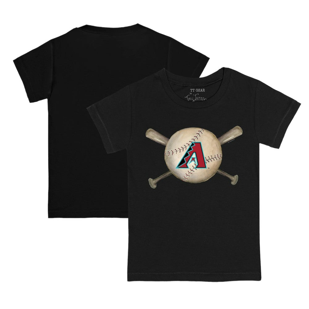 Arizona Diamondbacks Tiny Turnip Youth Baseball Cross Bats T-Shirt - MLB T-shirts