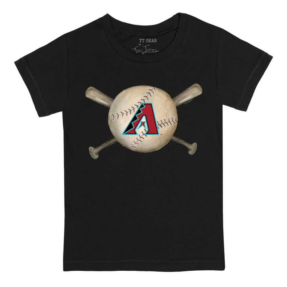 Arizona Diamondbacks Tiny Turnip Youth Baseball Cross Bats T-Shirt - MLB T-shirts