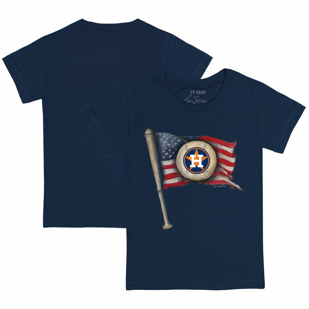 Houston Astros Tiny Turnip Youth Baseball Flag T-Shirt - MLB T-shirts