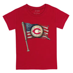 Cincinnati Reds Tiny Turnip Youth Baseball Flag T-Shirt - MLB T-shirts