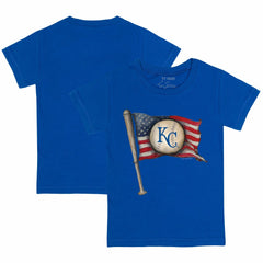 Kansas City Royals Tiny Turnip Youth Baseball Flag T-Shirt - MLB T-shirts
