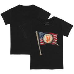 San Francisco Giants Tiny Turnip Youth Baseball Flag T-Shirt - MLB T-shirts