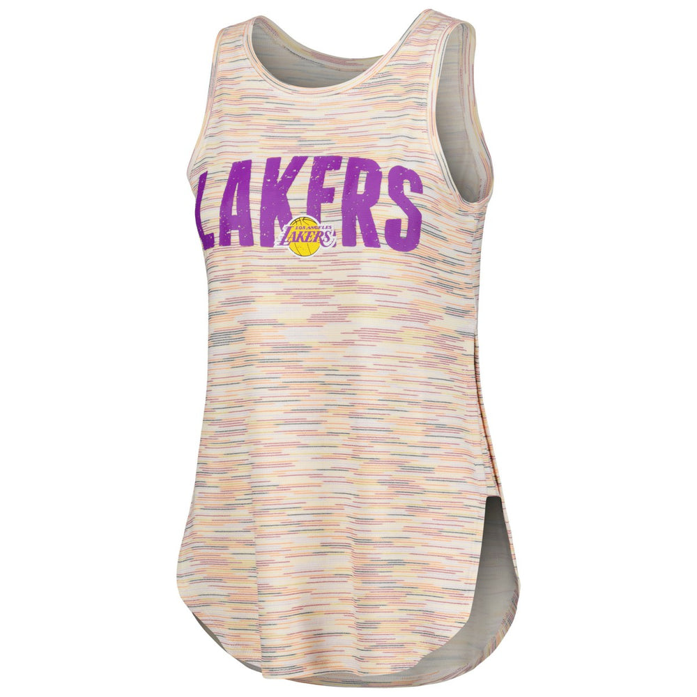 White Los Angeles Lakers Concepts Sport Women's Sunray Tank Top | NBA