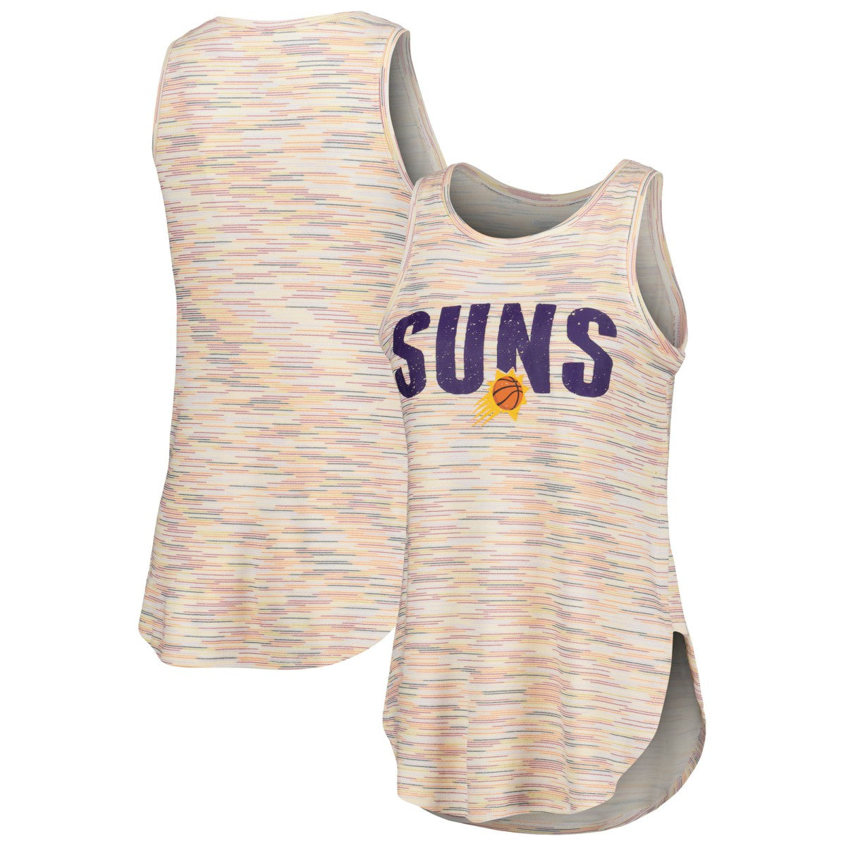 White Phoenix Suns Concepts Sport Women's Sunray Tank Top | NBA