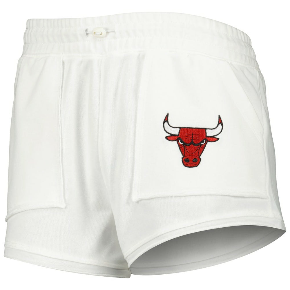 White Chicago Bulls Concepts Sport Women's Sunray Shorts | NBA