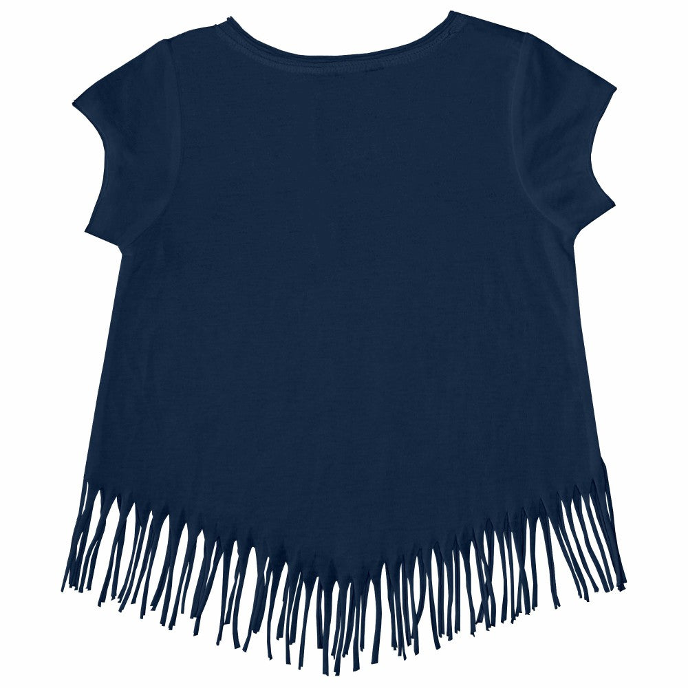Milwaukee Brewers Tiny Turnip Girls Youth Baseball Love Fringe T-Shirt - MLB T-shirts