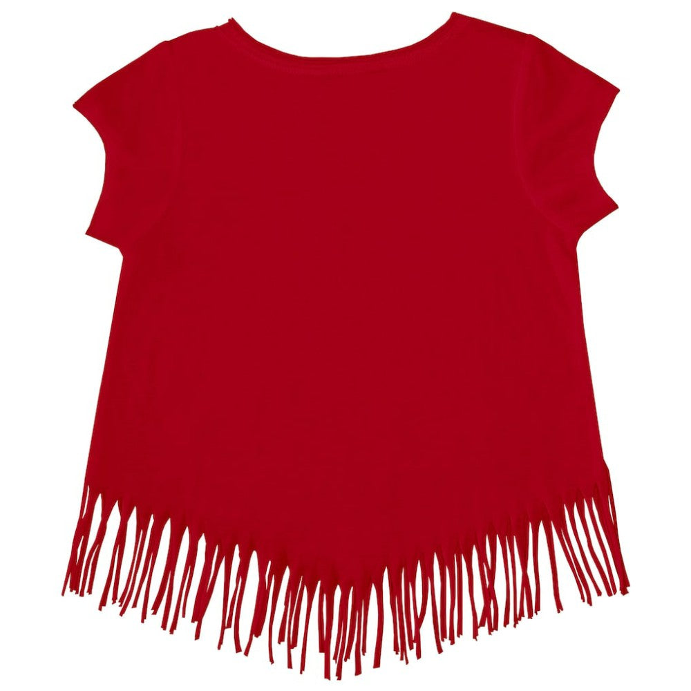 Philadelphia Phillies Tiny Turnip Girls Youth Baseball Love Fringe T-Shirt - MLB T-shirts
