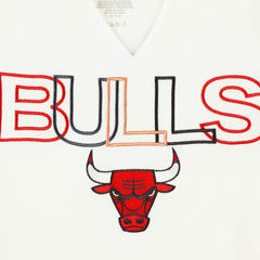White Chicago Bulls Concepts Sport Women's Sunray Notch Neck Long Sleeve Top sale | NBA