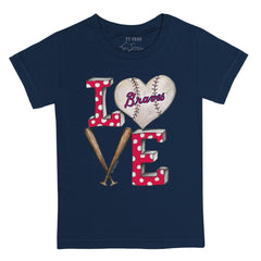 Atlanta Braves Tiny Turnip Youth Baseball Love T-Shirt - MLB T-shirts