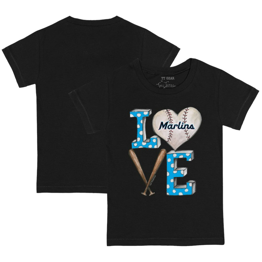 Miami Marlins Tiny Turnip Youth Baseball Love T-Shirt - MLB T-shirts