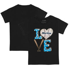 Miami Marlins Tiny Turnip Youth Baseball Love T-Shirt - MLB T-shirts