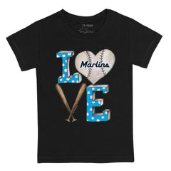 Miami Marlins Tiny Turnip Youth Baseball Love T-Shirt - MLB T-shirts