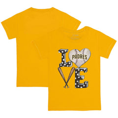 San Diego Padres Tiny Turnip Youth Baseball Love T-Shirt - MLB T-shirts