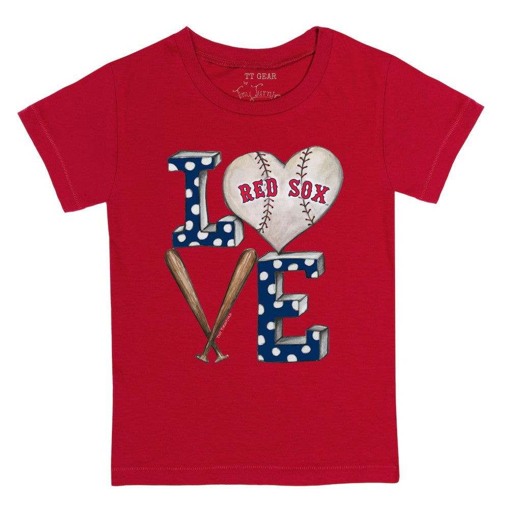 Boston Red Sox Tiny Turnip Youth Baseball Love T-Shirt - MLB T-shirts