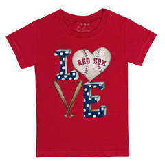 Boston Red Sox Tiny Turnip Youth Baseball Love T-Shirt - MLB T-shirts