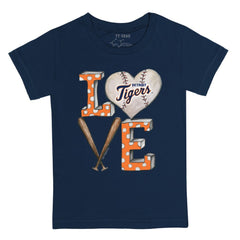 Detroit Tigers Tiny Turnip Youth Baseball Love T-Shirt - MLB T-shirts