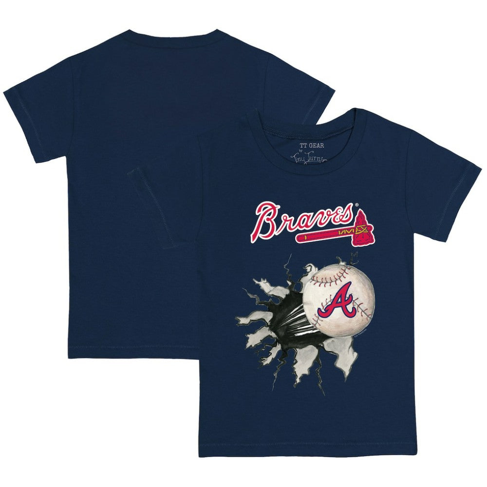Atlanta Braves Tiny Turnip Youth Baseball Tear T-Shirt - MLB T-shirts