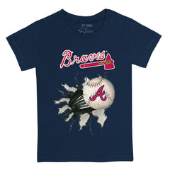 Atlanta Braves Tiny Turnip Youth Baseball Tear T-Shirt - MLB T-shirts