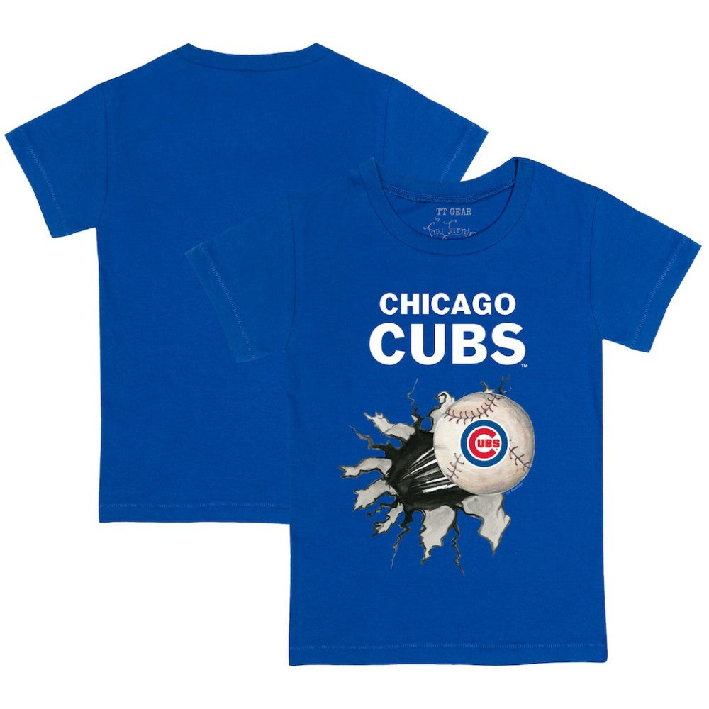 Chicago Cubs Tiny Turnip Youth Baseball Tear T-Shirt - MLB T-shirts
