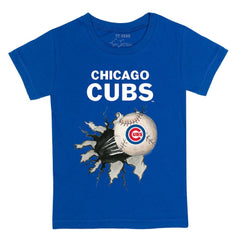 Chicago Cubs Tiny Turnip Youth Baseball Tear T-Shirt - MLB T-shirts