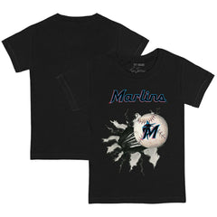 Miami Marlins Tiny Turnip Youth Baseball Tear T-Shirt - MLB T-shirts