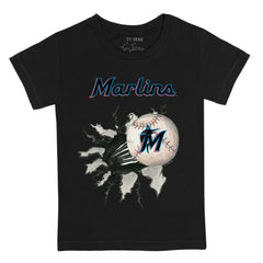 Miami Marlins Tiny Turnip Youth Baseball Tear T-Shirt - MLB T-shirts