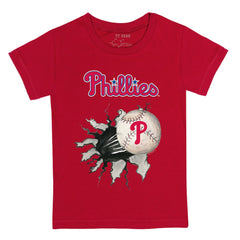 Philadelphia Phillies Tiny Turnip Youth Baseball Tear T-Shirt - MLB T-shirts