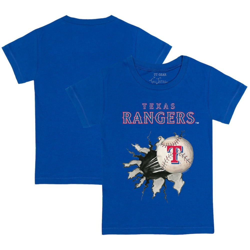 Texas Rangers Tiny Turnip Youth Baseball Tear T-Shirt - MLB T-shirts