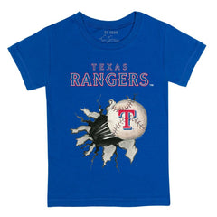 Texas Rangers Tiny Turnip Youth Baseball Tear T-Shirt - MLB T-shirts
