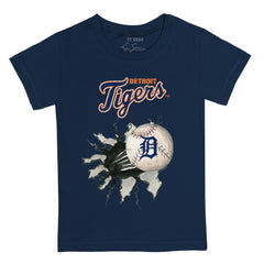 Detroit Tigers Tiny Turnip Youth Baseball Tear T-Shirt - MLB T-shirts