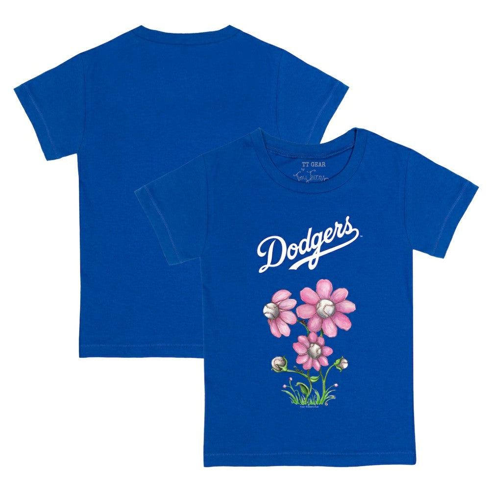 Los Angeles Dodgers Tiny Turnip Youth Blooming Baseballs T-Shirt - MLB T-shirts