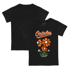 Baltimore Orioles Tiny Turnip Youth Blooming Baseballs T-Shirt - MLB T-shirts
