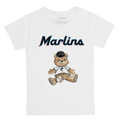Miami Marlins Tiny Turnip Youth Teddy Boy T-Shirt - MLB T-shirts
